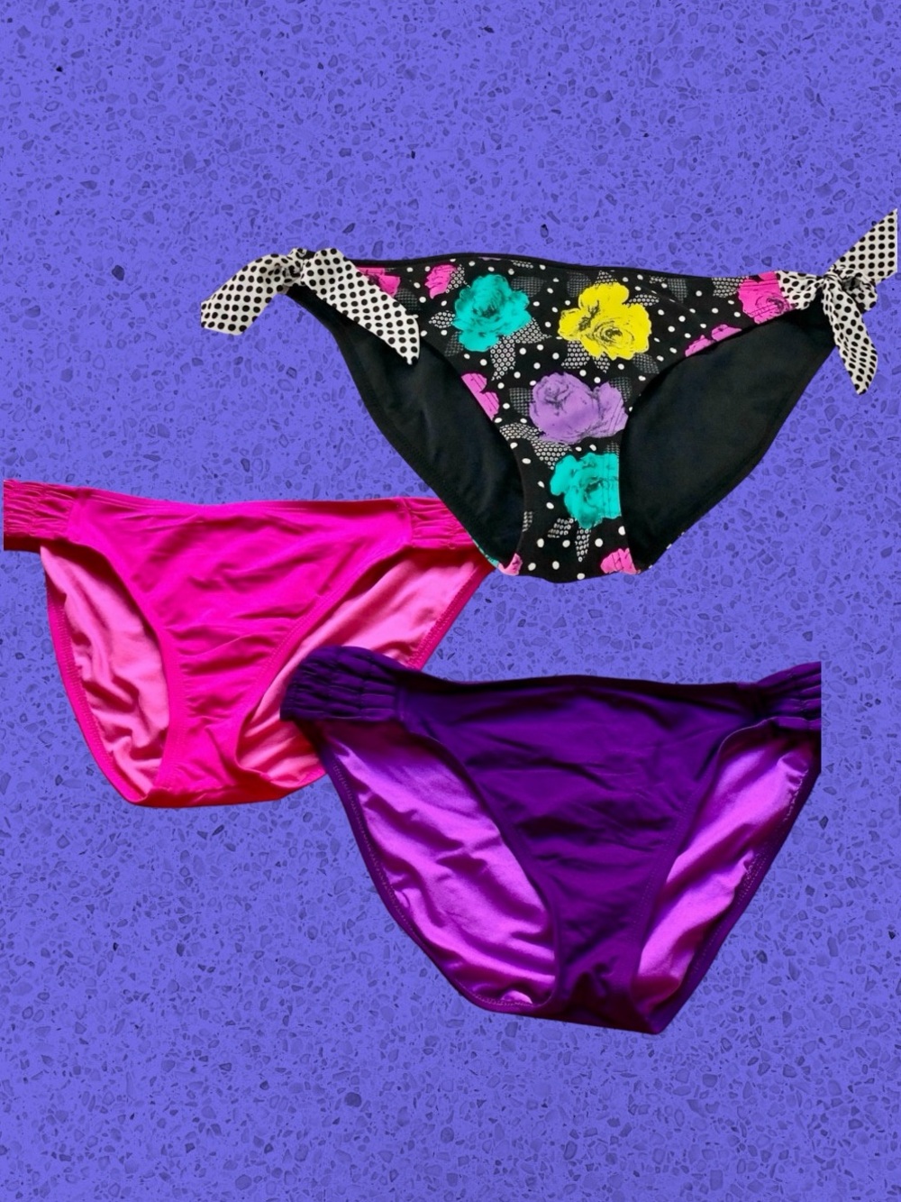 (3) Bikini Bottoms 🌸💜🌼👙